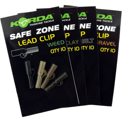 Korda Lead Clips Ólomklipsz - Silt (fekete)