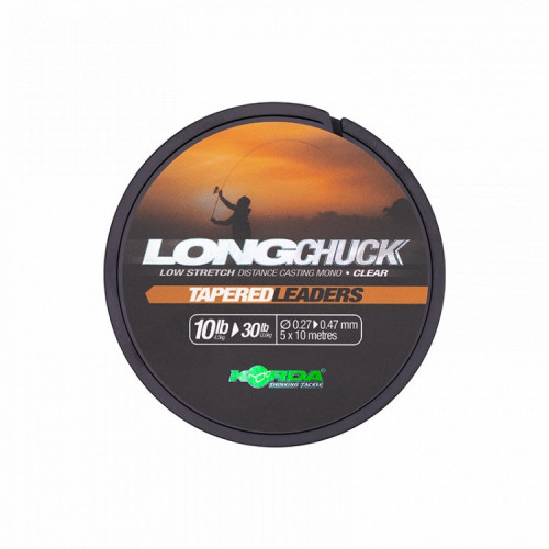 Korda LongChuck Tapered Leaders 12-30lb/0.30-0.47mm