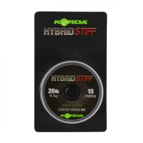 Korda Hybrid Stiff 20lb weed green 15m