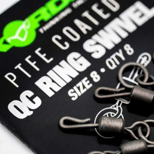 Korda PTFE QC Ring Swivel - gyorskapcsos karikás forgó