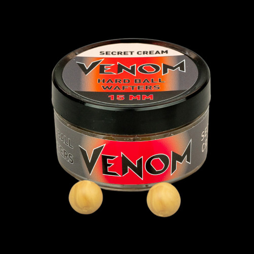 VENOM HARD BALL WAFTERS 15 MM SECRET CREAM