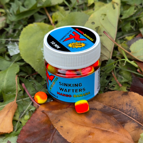 SINKING WAFTERS LIMITED EDITION BOILIES & BARRELS 10 MM MANGO-BANANA